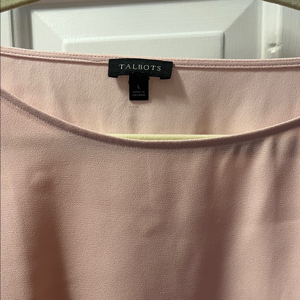 Talbots Soft Pink Top